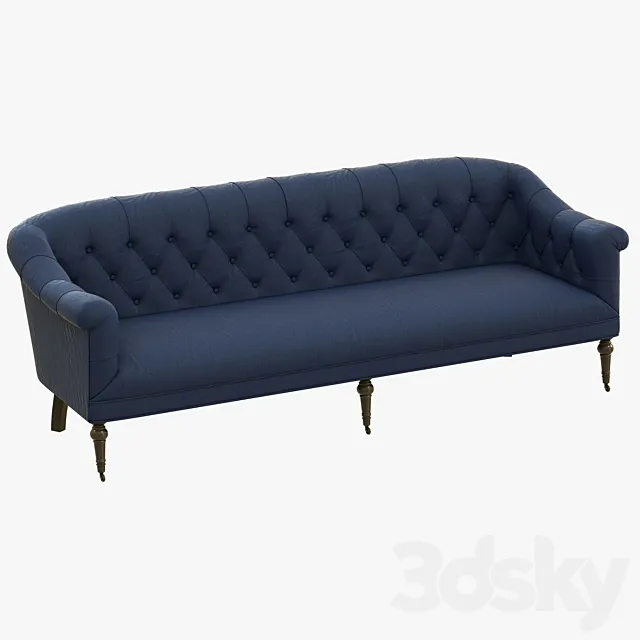 Eichholtz Sofa Bentley 3D Model Eichholtz Sofa Bentley 3D Model