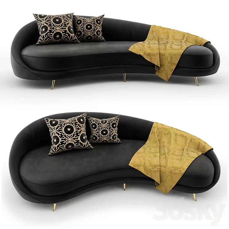 Eichholtz Sofa Esmeralda 3D Model