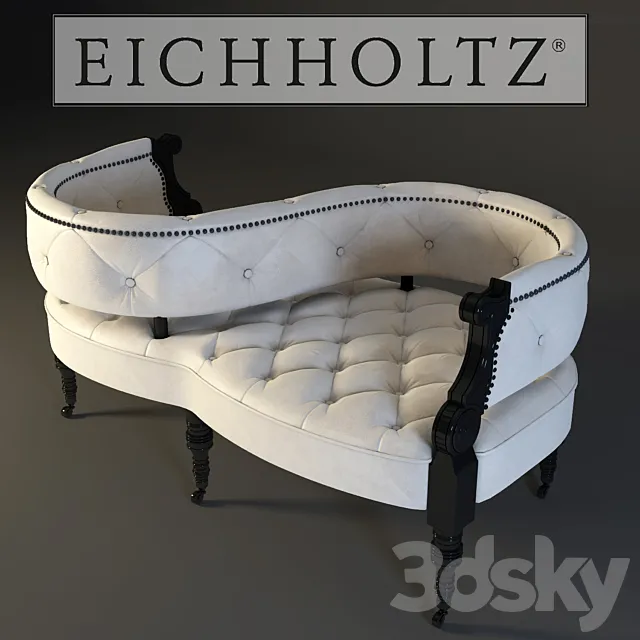 Eichholtz sofa gaby 3D Model Eichholtz sofa gaby 3D Model
