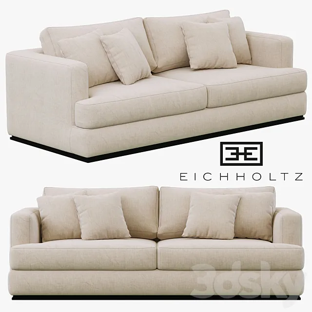 Eichholtz Sofa Hallandale 3D Model Eichholtz Sofa Hallandale 3D Model