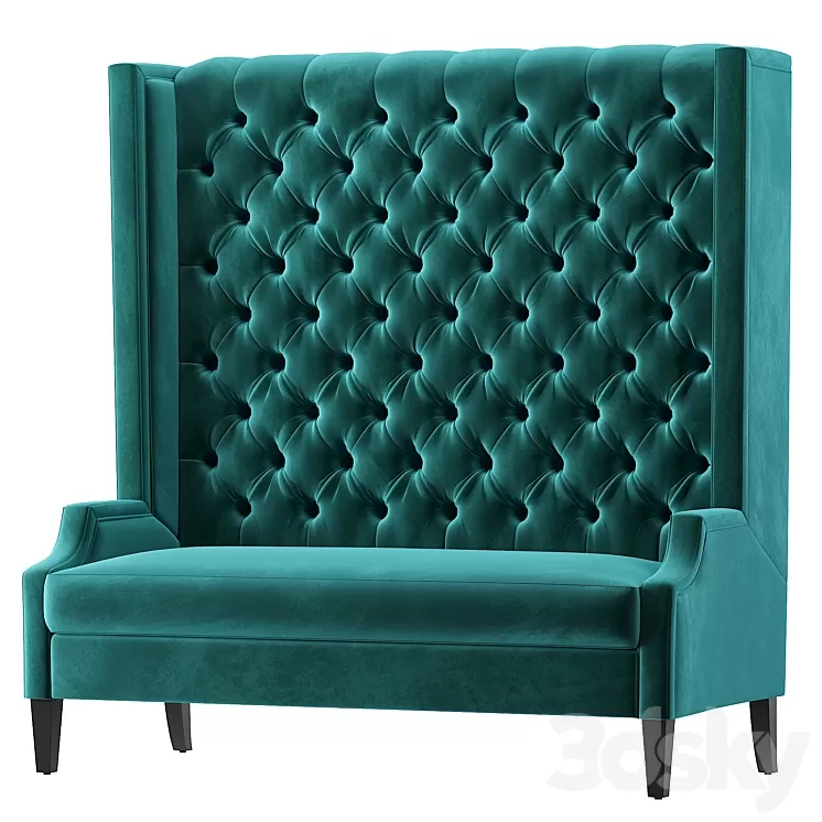 Eichholtz Spectator Sofa 3D Model Eichholtz Spectator Sofa 3D Model