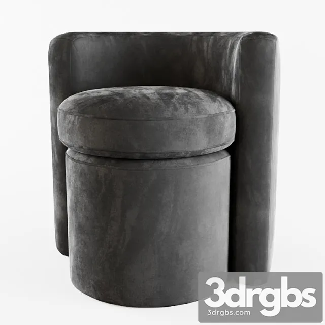 Eichholtz stool arcadia 3D Model Download Eichholtz stool arcadia 3D Model Download