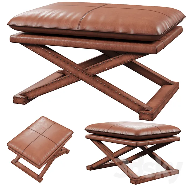 Eichholtz Stool Brookfield 3DModel Eichholtz Stool Brookfield 3DModel