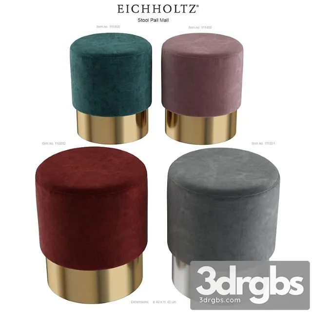 Eichholtz stool pall mall 111851 110892 111400 111850 2 3D Model Download