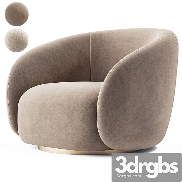 Eichholtz swivel armchair brice boucle cream 3D Model Download Eichholtz swivel armchair brice boucle cream 3D Model Download