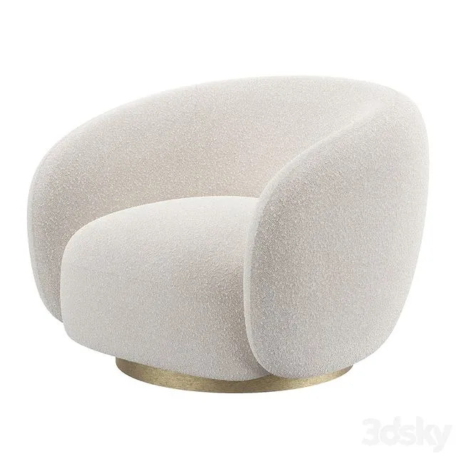 EICHHOLTZ SWIVEL CHAIR BRICE 4K 3D Model