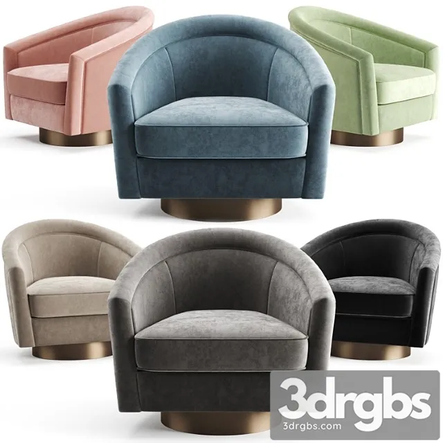 Eichholtz swivel chair catene_3 3D Model Download Eichholtz swivel chair catene_3 3D Model Download