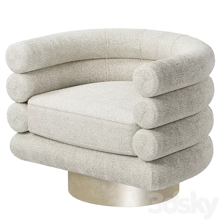Eichholtz Swivel Chair Maguire 3D Model Free Download