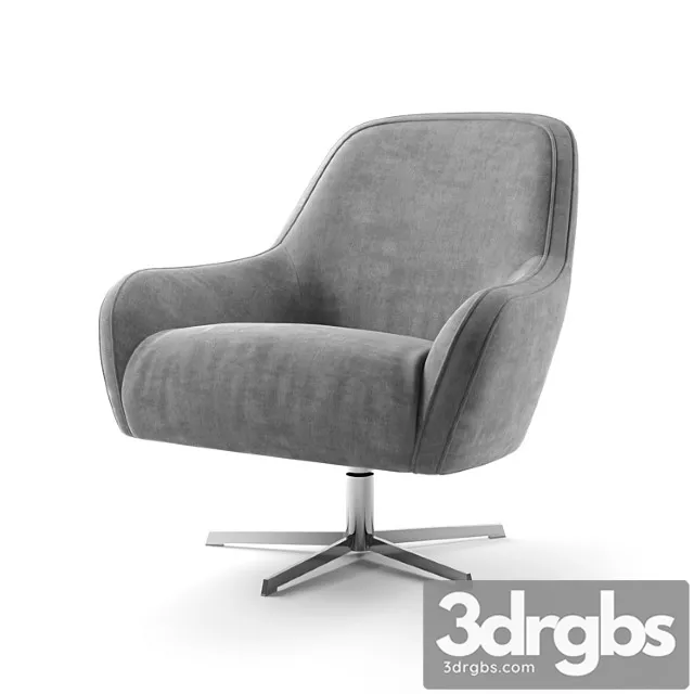 Eichholtz. swivel chair serena. 3D Model Download Eichholtz. swivel chair serena. 3D Model Download