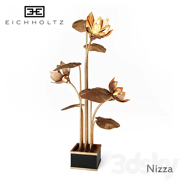 Eichholtz Table Lamp Nizza 3DModel Eichholtz Table Lamp Nizza 3DModel