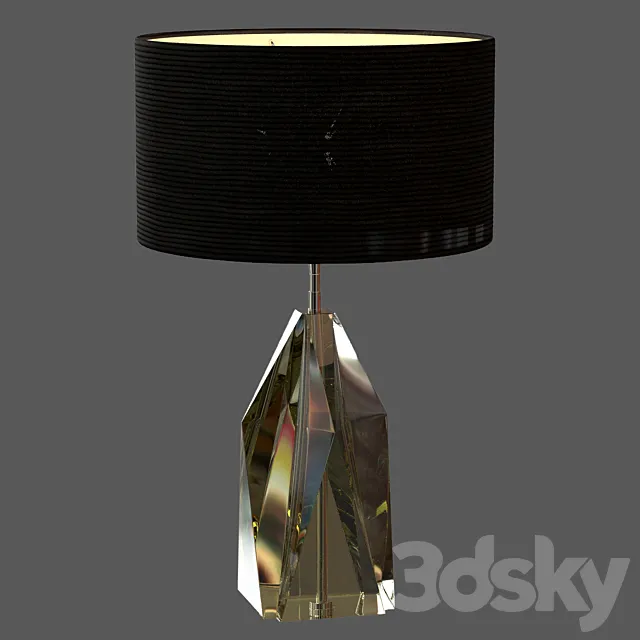 Eichholtz Table Lamp Setai 3D Model
