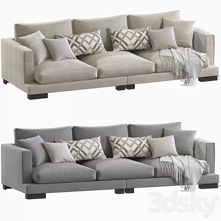 Eichholtz Tuscany Sofa 3D Model Free Download