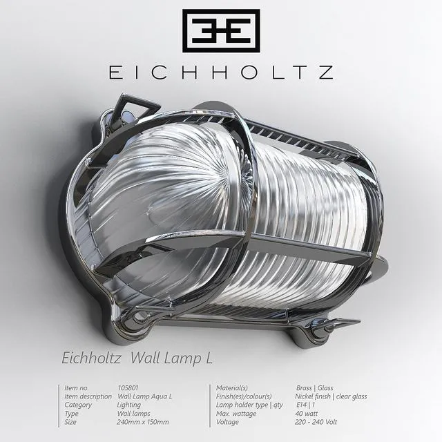 Eichholtz Wall Lamp L 3D Model
