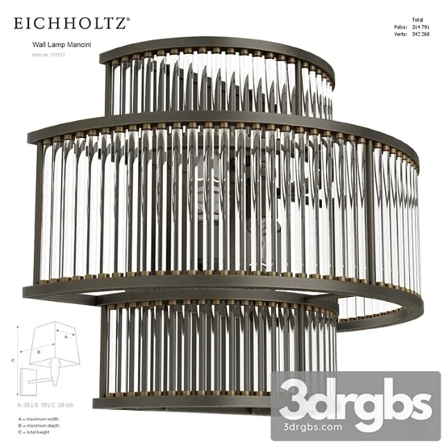 Eichholtz wall lamp mancini 111172 111516 3D Model Download Eichholtz wall lamp mancini 111172 111516 3D Model Download