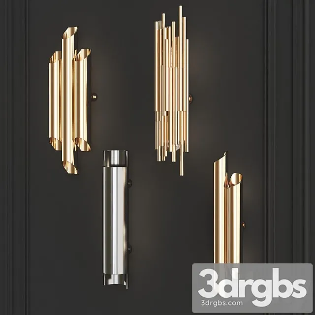 Eichholtz Wall Light Collections 3D Model Download Eichholtz Wall Light Collections 3D Model Download