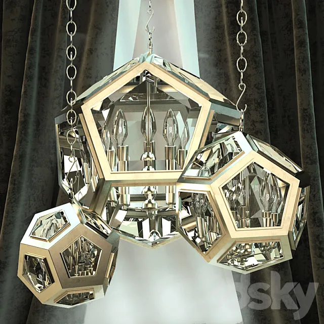 Eichholtz Yorkshire Lantern S. M. L 3DModel Eichholtz Yorkshire Lantern S. M. L 3DModel