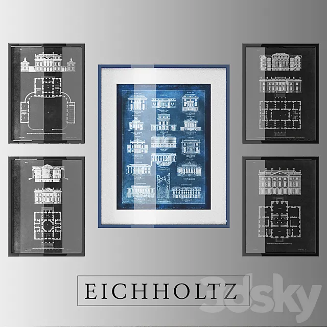 Eichholtz_prints_Graphic_Building 3DModel Eichholtz_prints_Graphic_Building 3DModel