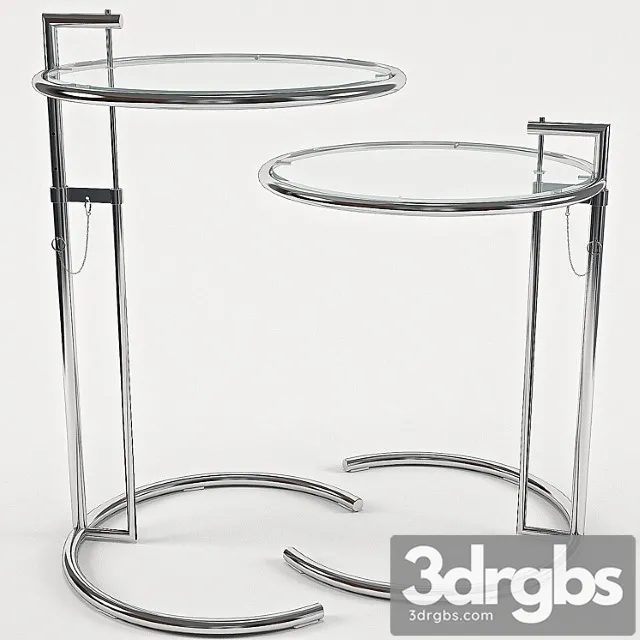 Eileen Gray Adjustable Cigarette Table 3D Model Download Eileen Gray Adjustable Cigarette Table 3D Model Download