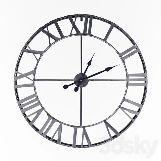 Eisenhauer wall clock 3D Model Eisenhauer wall clock 3D Model