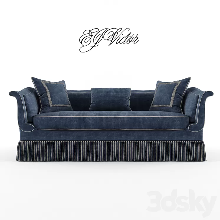 EJ Victor 2204-82 Julia Gray Belle Epoch Sofa 3D Model