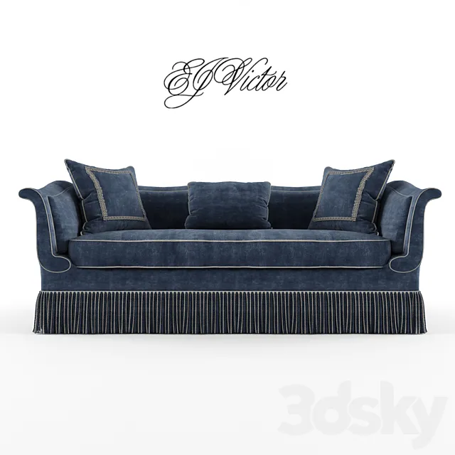 EJ Victor 2204-82 Julia Gray Belle Epoch Sofa 3D Model EJ Victor 2204-82 Julia Gray Belle Epoch Sofa 3D Model