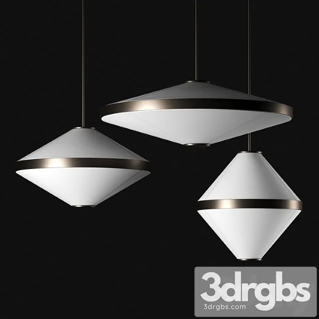 Eje Pendant Lamps by Holly Hunt 3D Model Download