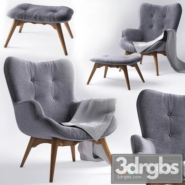 Ejerslev Armchair 3D Model Download Ejerslev Armchair 3D Model Download