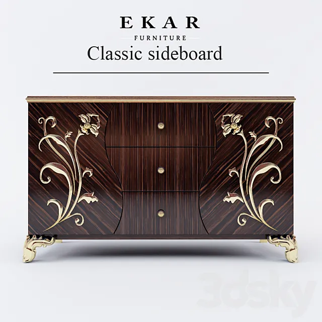 Ekar Classic sideboard 3D Model