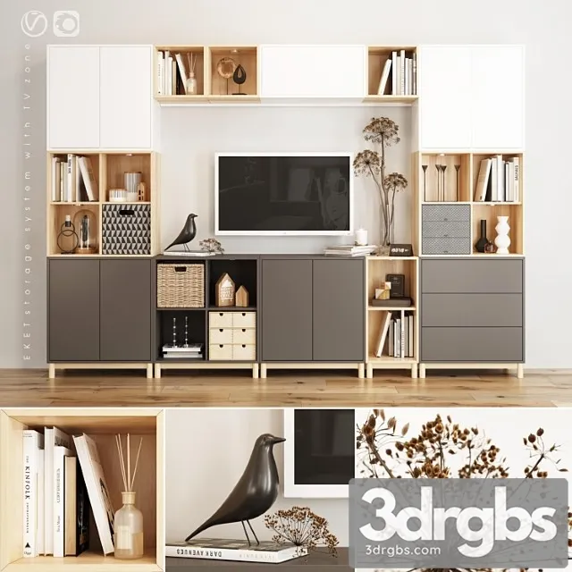 Eket storagesystem 3D Model Download