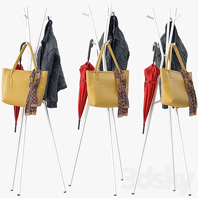 Ekrar Coat Stand 3DModel Ekrar Coat Stand 3DModel