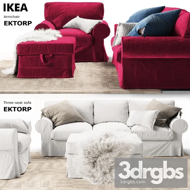 Ektorp Sofa 3D Model Download Ektorp Sofa 3D Model Download