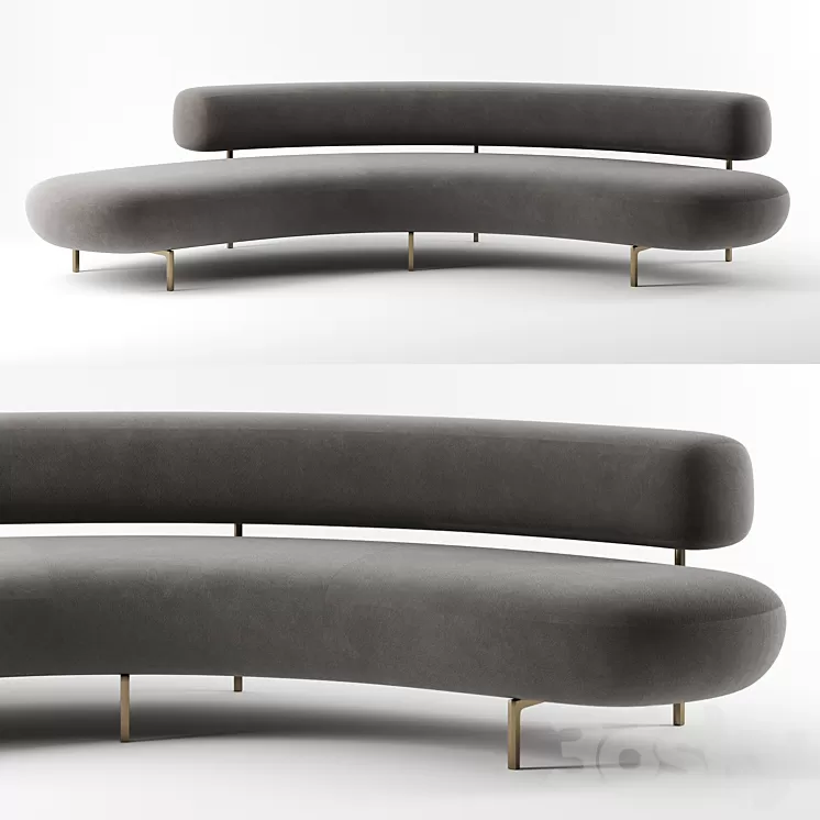 Ela sofa by Piet Boon 3D Model Ela sofa by Piet Boon 3D Model