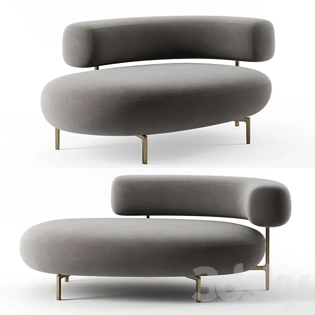 Ela sofa by Piet Boon 3D Model Ela sofa by Piet Boon 3D Model