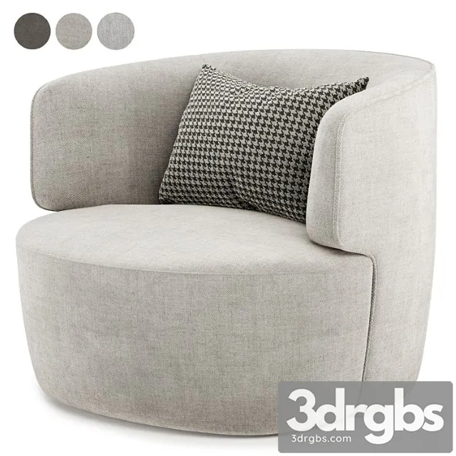 Elaine armchair by molteni