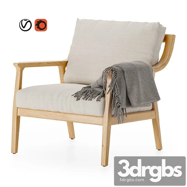 Elam brown outdoor chair