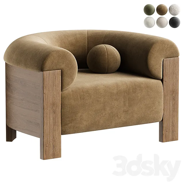 Eldon Armchair 3D Model