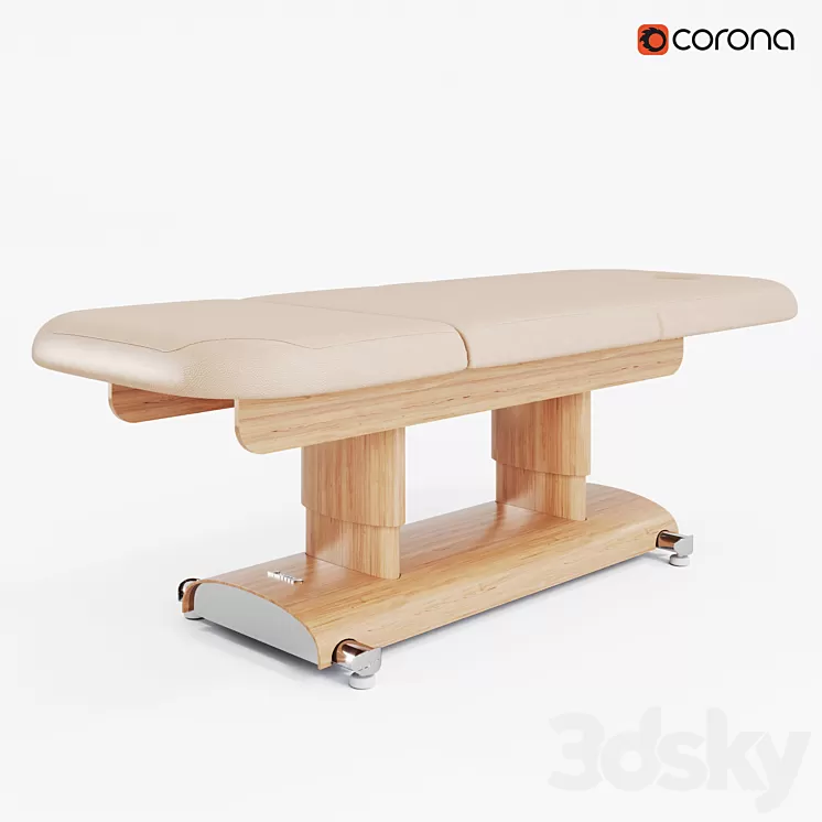 Electric folding massage bed GEMYA (Lemi Group) 3D Model