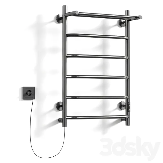 Electric heated towel rail Altasan Horizon 3D Model Electric heated towel rail Altasan Horizon 3D Model