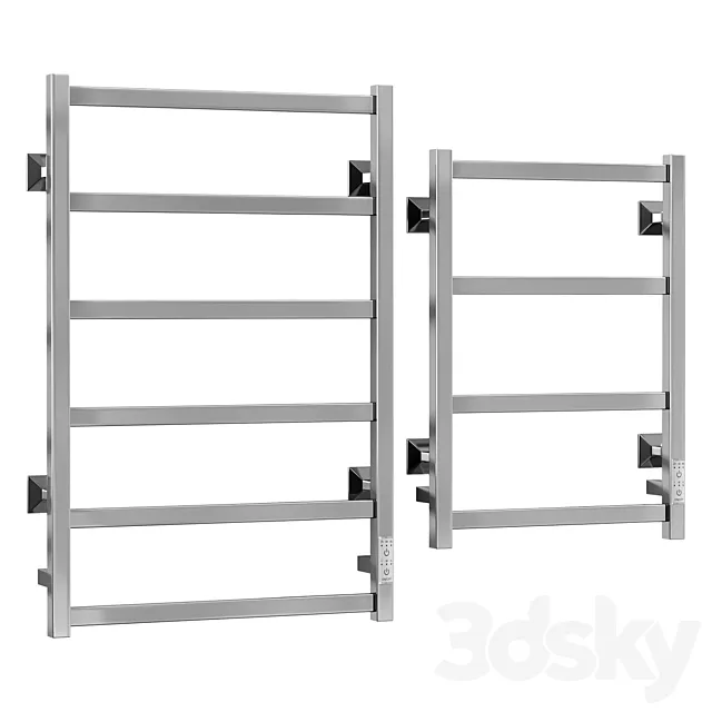 Electric heated towel rail Dvin J plaza neo 3D Model Electric heated towel rail Dvin J plaza neo 3D Model