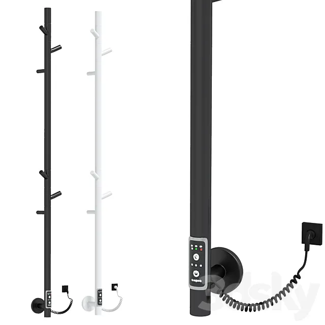 Electric heated towel rail Vincea VTD-1DBE 3D Model Electric heated towel rail Vincea VTD-1DBE 3D Model