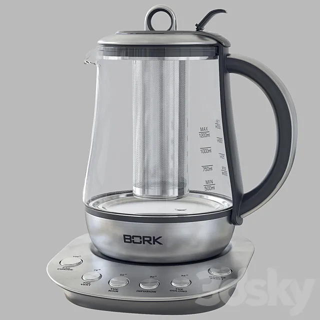 Electric Kettle Bork 3D Model