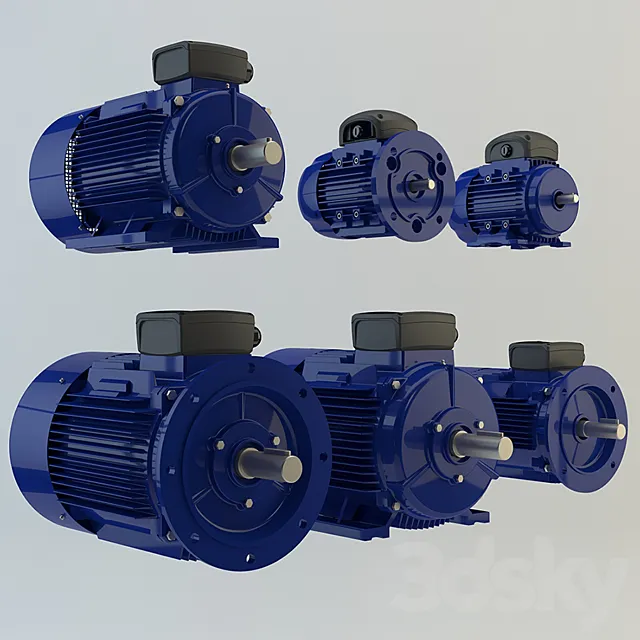 Electric Motor 3D Model Electric Motor 3D Model