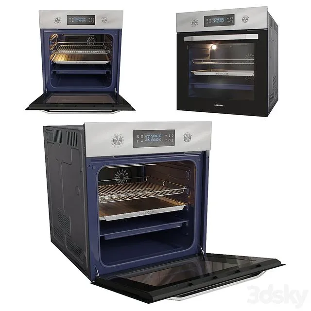 Electric oven Samsung NV64R3531BS 3D Model Electric oven Samsung NV64R3531BS 3D Model