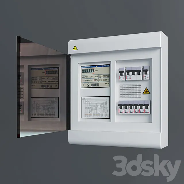 Electric shield 3DModel Electric shield 3DModel