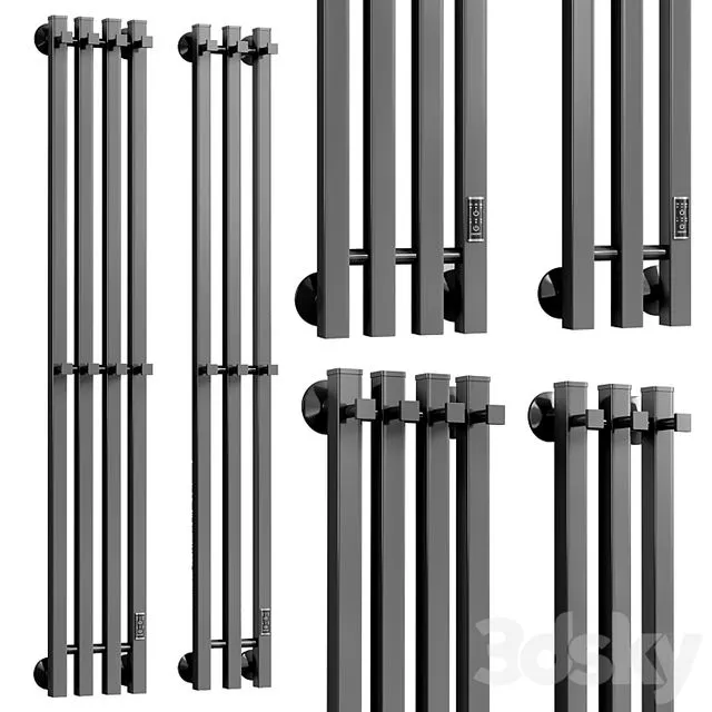 Electric towel warmer Margroid Inaro 3D Model Electric towel warmer Margroid Inaro 3D Model