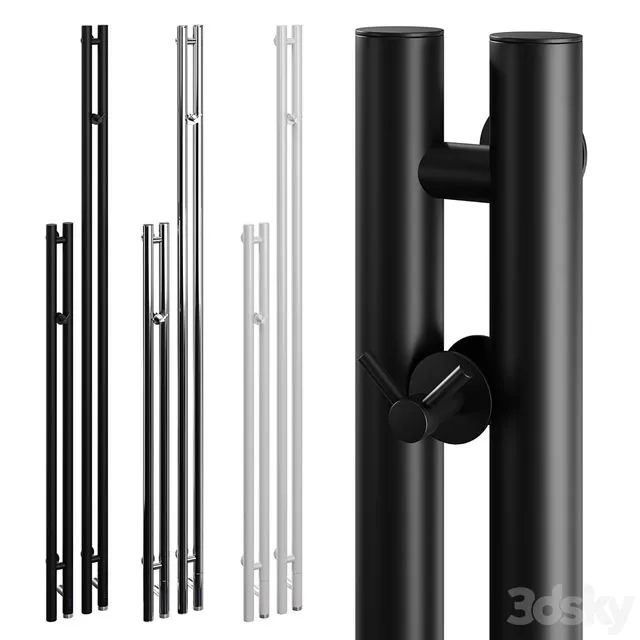 Electric towel warmer Sunerzha Nuance 3.0 120 180 3D Model Electric towel warmer Sunerzha Nuance 3.0 120 180 3D Model