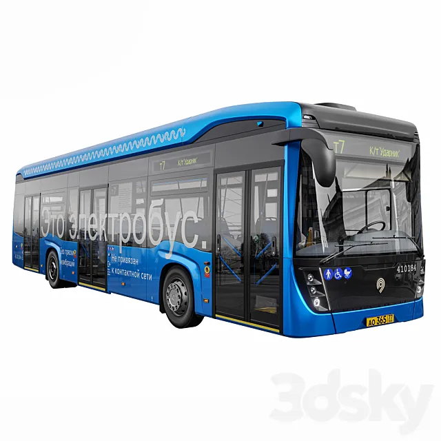 Electrobus Kamaz-6282 3D Model