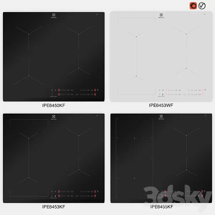 Electrolux – IPE6450KF IPE6453KF IPE6453WF IPE6455KF 3D Model