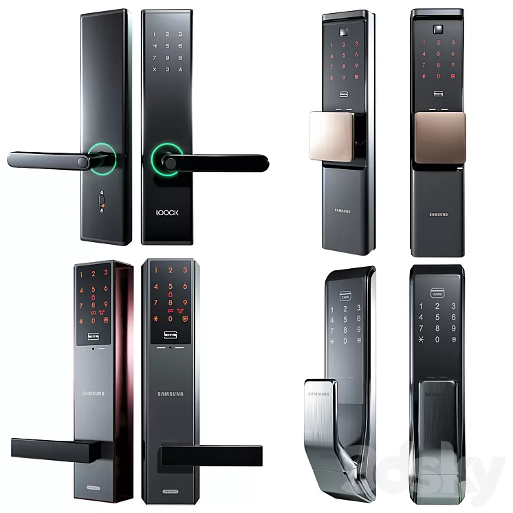 Electronic lock 3D Model