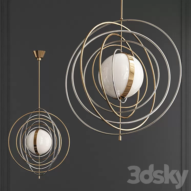 ELECTRUM KINETIC CHANDELIER 3D Model ELECTRUM KINETIC CHANDELIER 3D Model